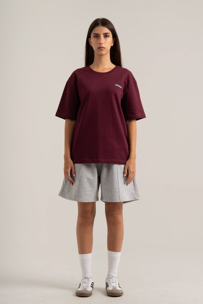 Burgundy Logo II PL Regular Fit T-shirt - Baynoire