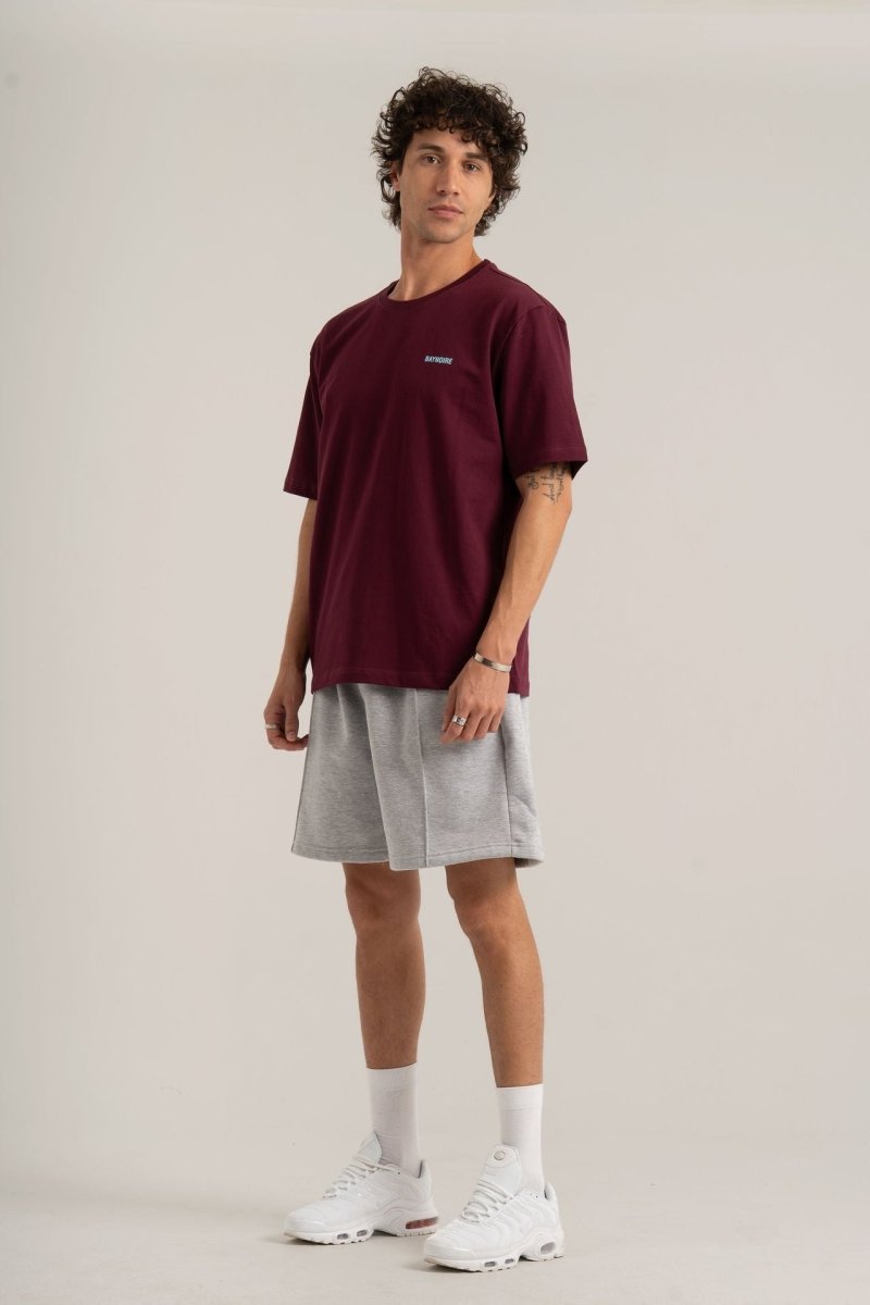 Burgundy Logo II PL Regular Fit T-shirt - Baynoire