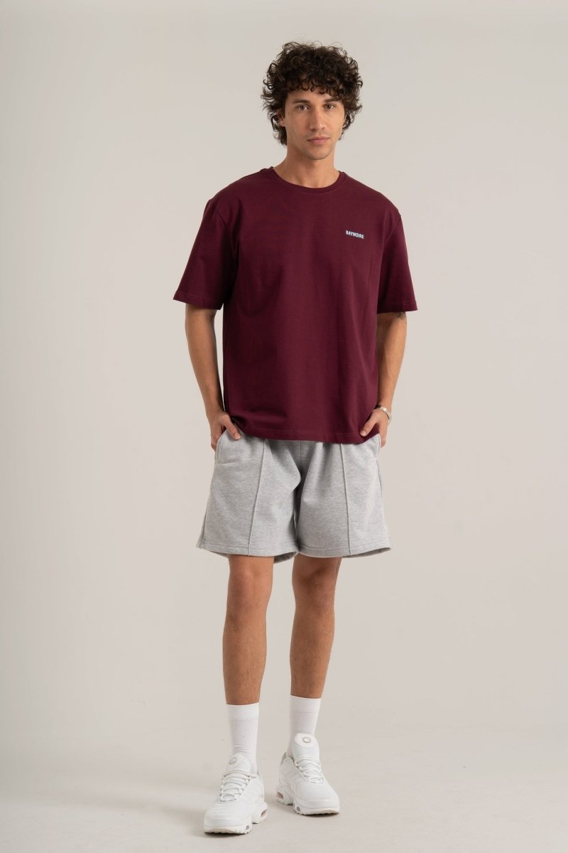 Burgundy Logo II PL Regular Fit T-shirt - Baynoire