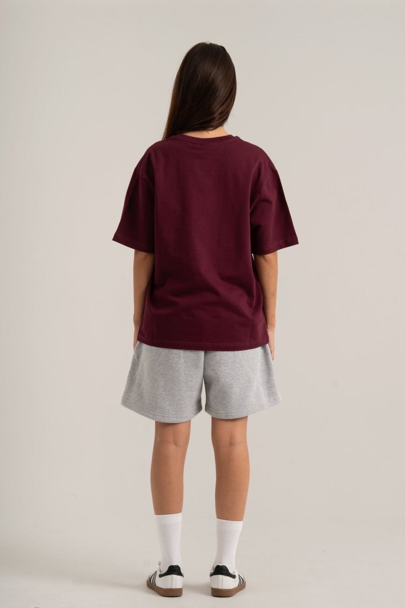 Burgundy Logo II PL Regular Fit T-shirt - Baynoire