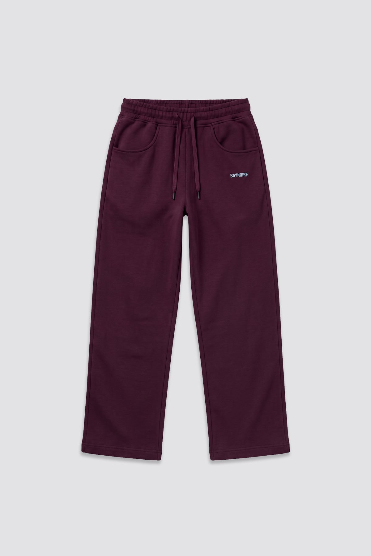 02P Oversized Burgundy Sweatpants