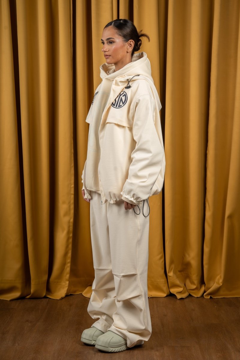 BYN X ALC Chalk Windbreaker Jacket - Baynoire