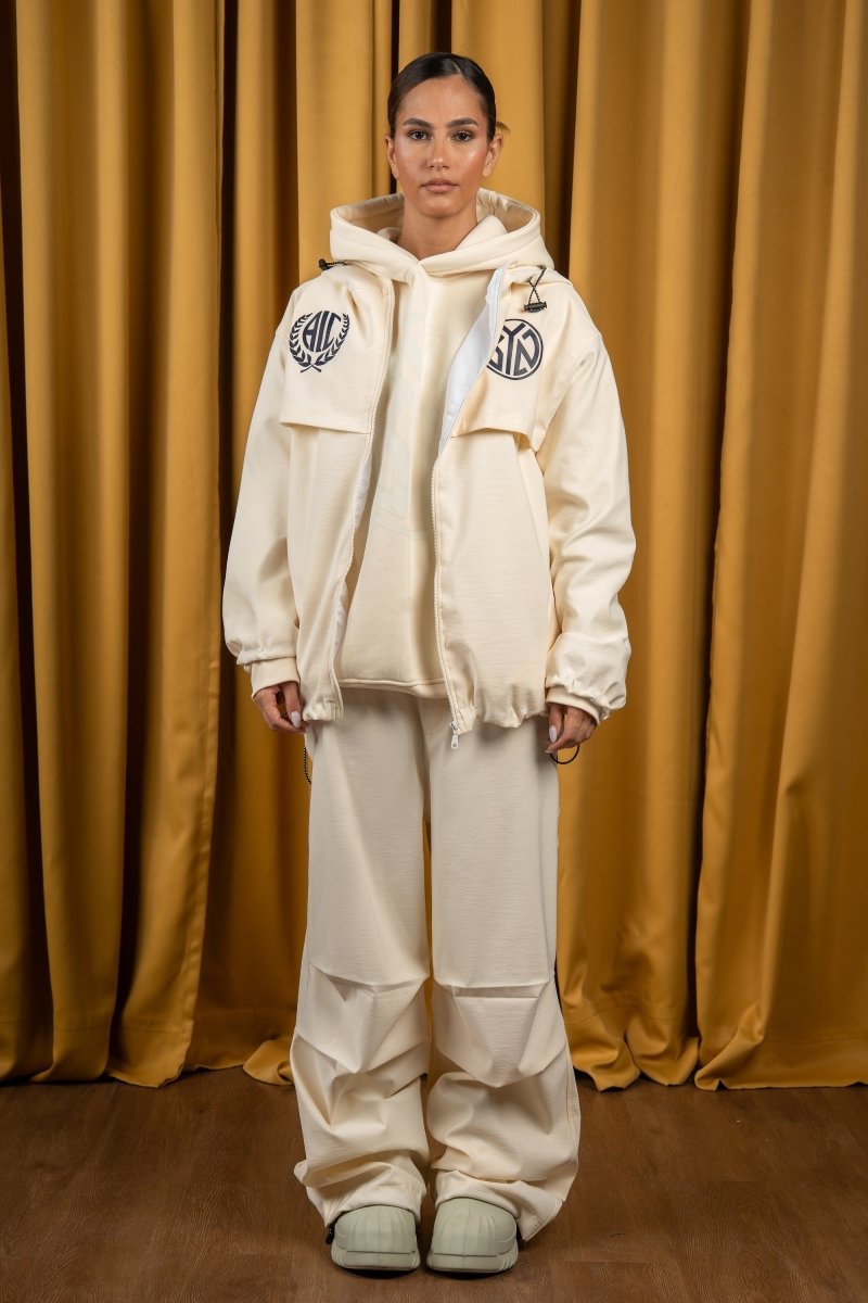 BYN X ALC Chalk Windbreaker Jacket - Baynoire