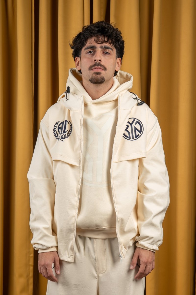 BYN X ALC Chalk Windbreaker Jacket - Baynoire