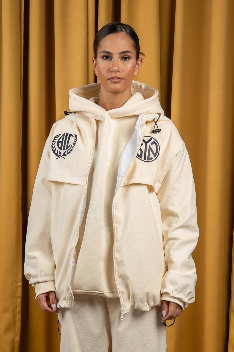 BYN X ALC Chalk Windbreaker Jacket - Baynoire