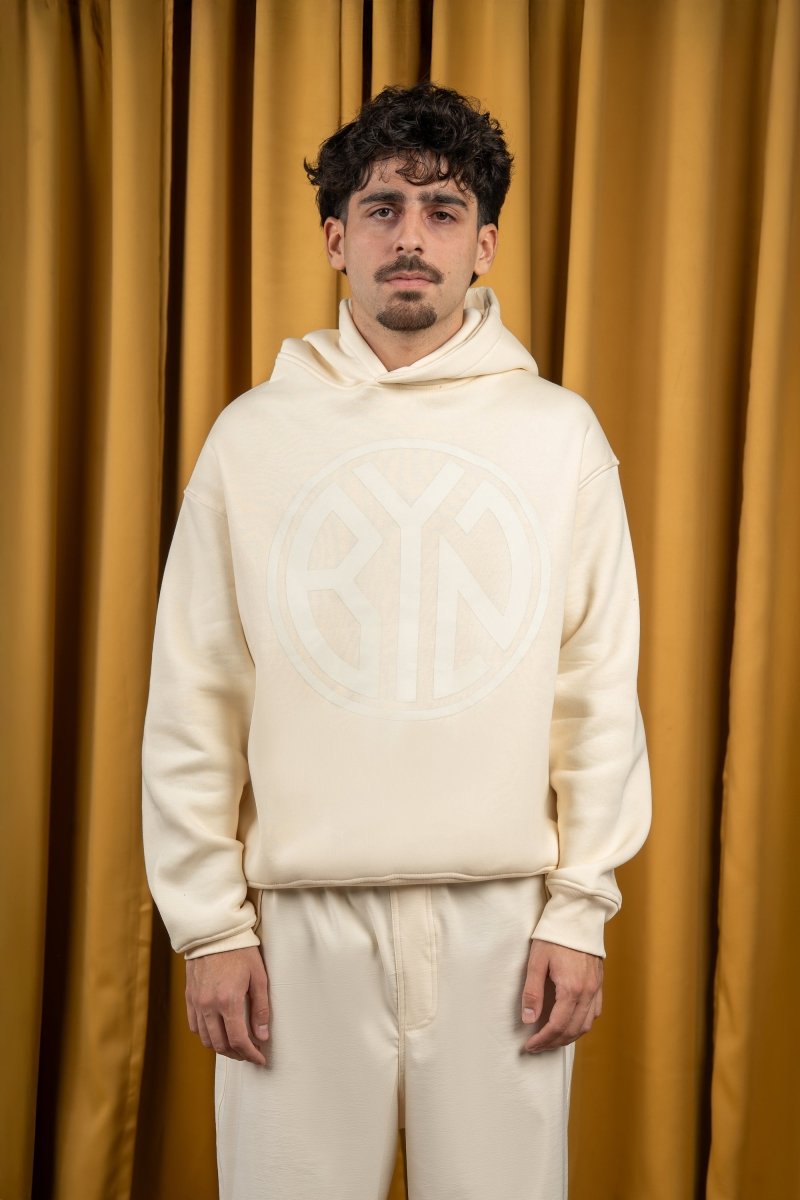 BYN X ALC Cream Chalk Hoodie - Baynoire