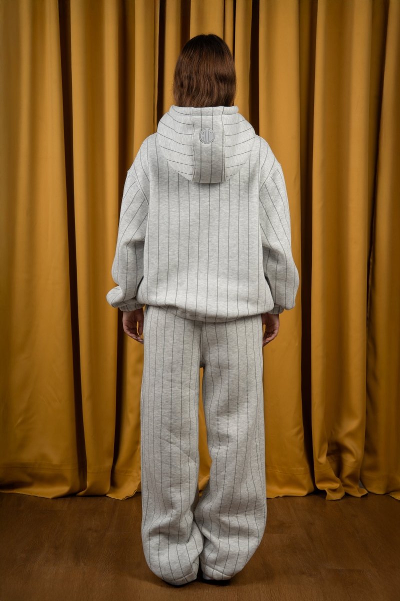 BYN X ALC Graphite Striped Zipup - Baynoire