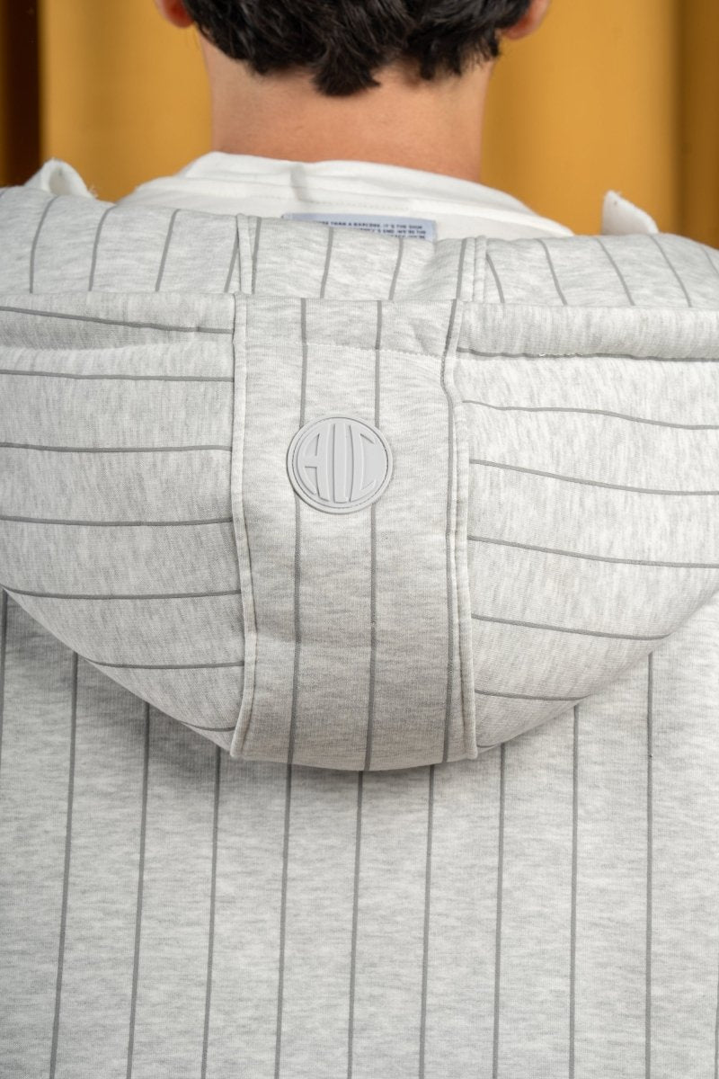 BYN X ALC Graphite Striped Zipup - Baynoire