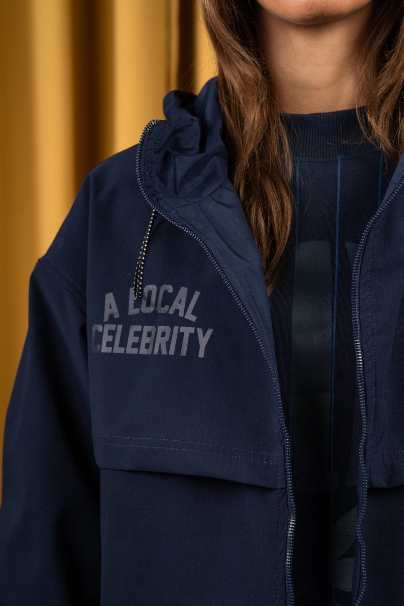 BYN X ALC Navy Windbreaker Jacket - Baynoire