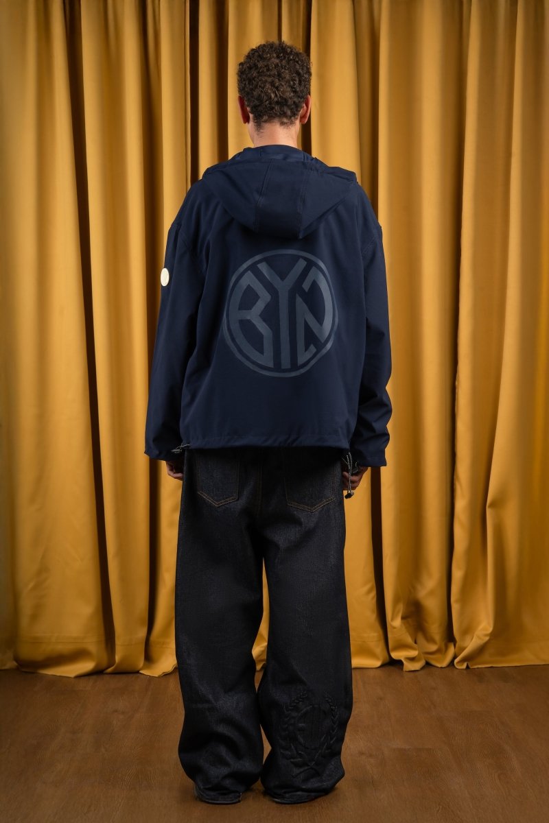 BYN X ALC Navy Windbreaker Jacket - Baynoire