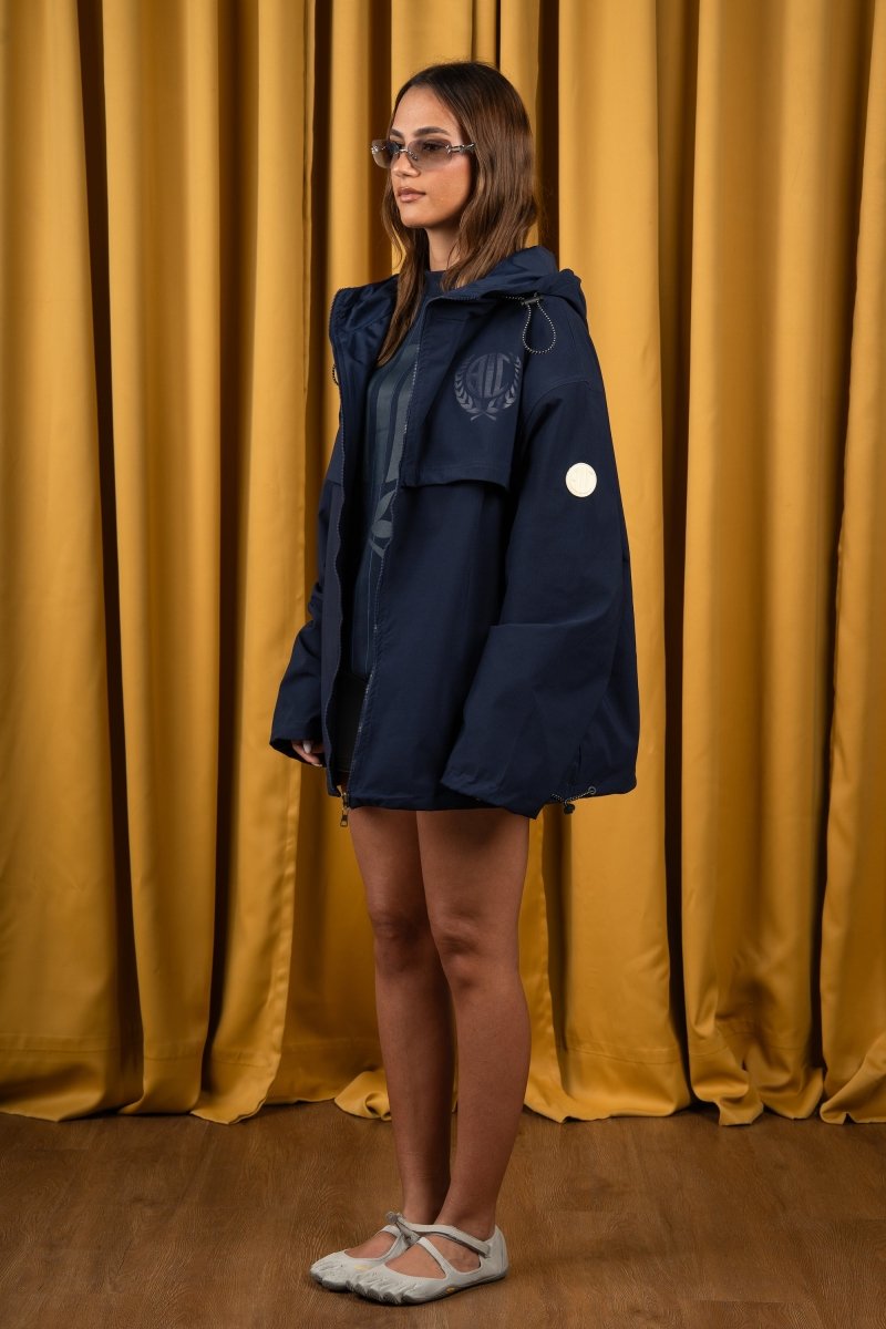 BYN X ALC Navy Windbreaker Jacket - Baynoire
