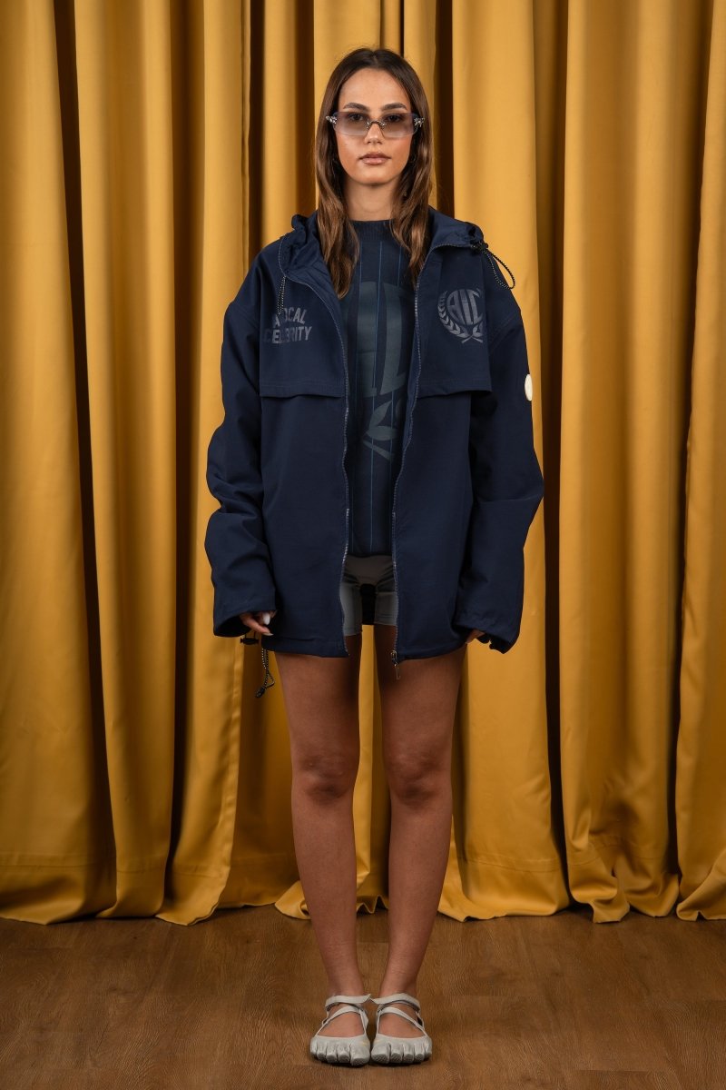 BYN X ALC Navy Windbreaker Jacket - Baynoire