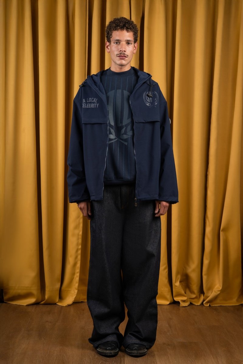 BYN X ALC Navy Windbreaker Jacket - Baynoire