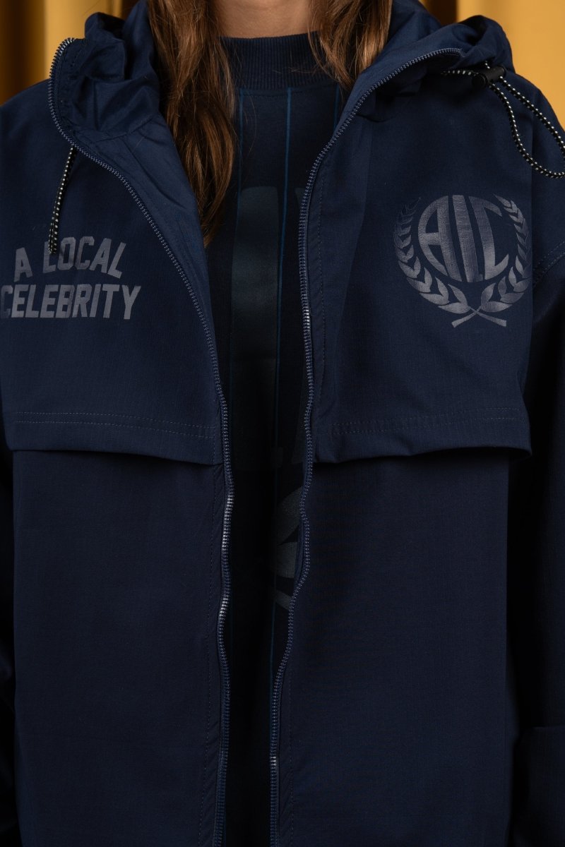 BYN X ALC Navy Windbreaker Jacket - Baynoire