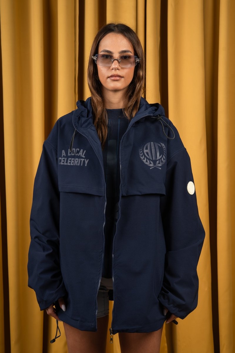 BYN X ALC Navy Windbreaker Jacket - Baynoire