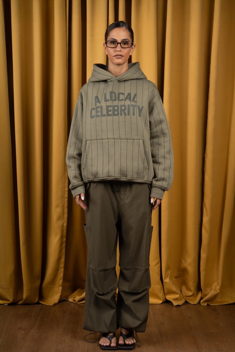 BYN X ALC Olive Parachute Cargos - Baynoire