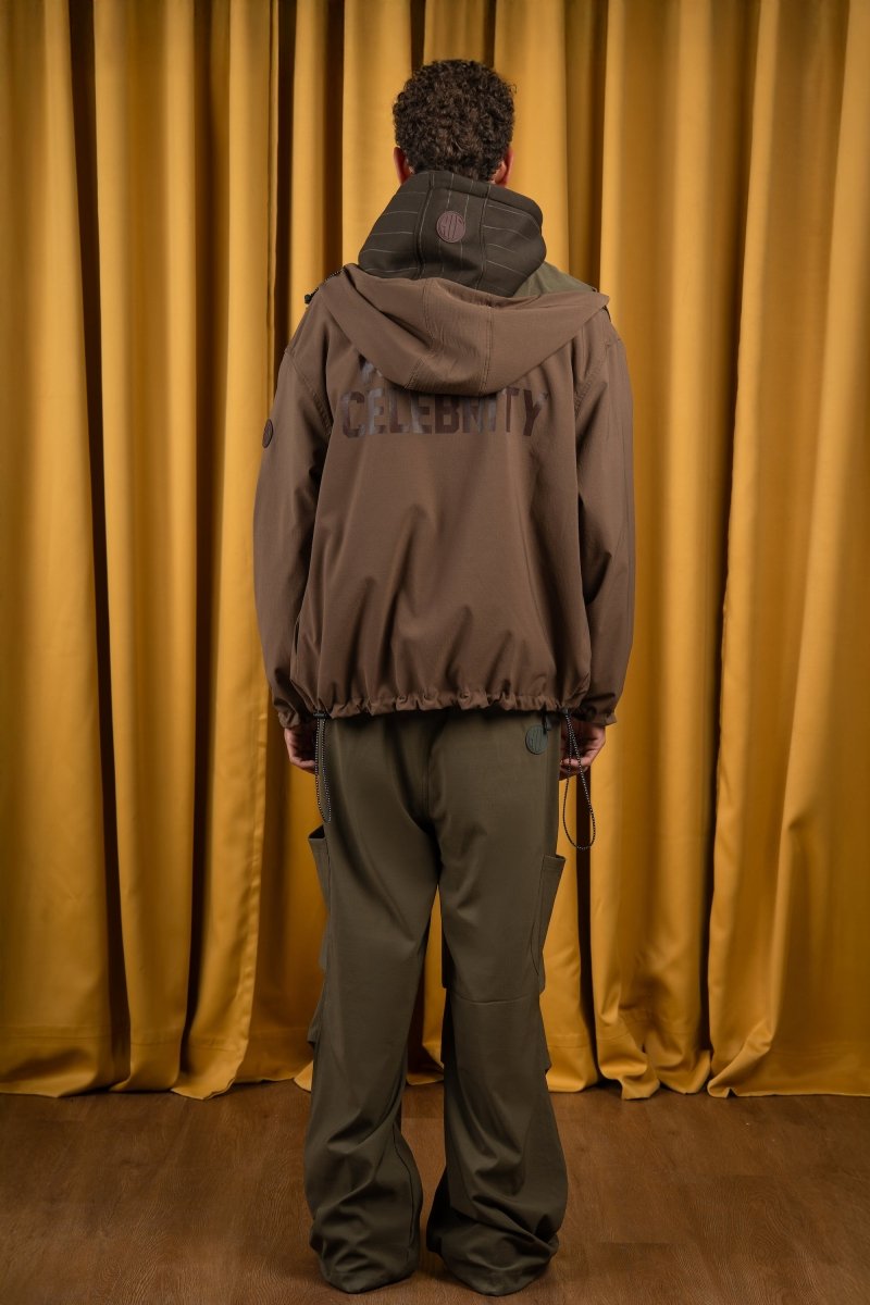 BYN X ALC Olive X Brown Oak Reversible Windbreaker Jacket - Baynoire