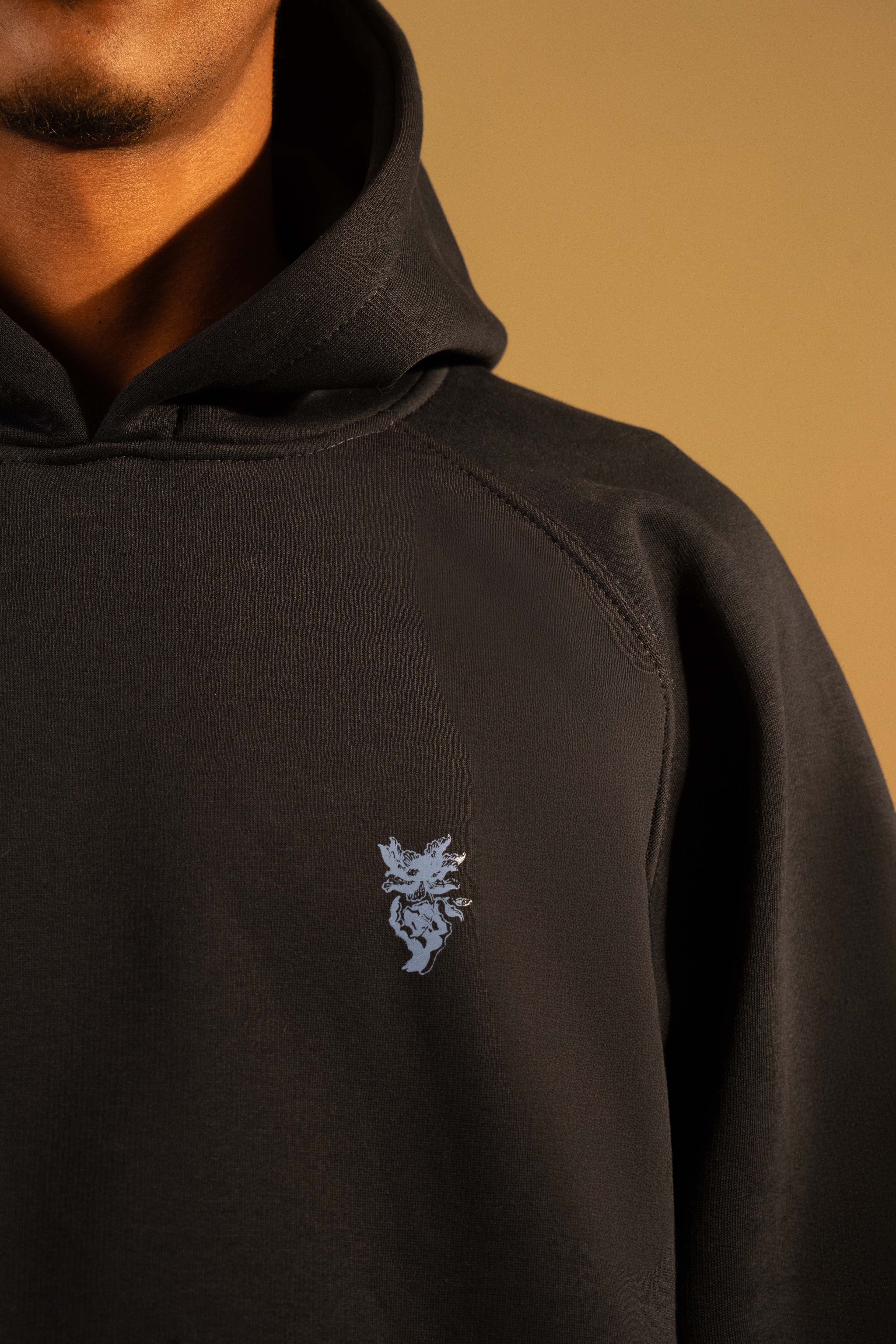 Navy Dinosaurie 02 Oversized Hoodie