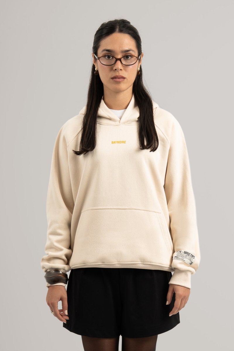 Cream BYN Internal Hoodie - Baynoire