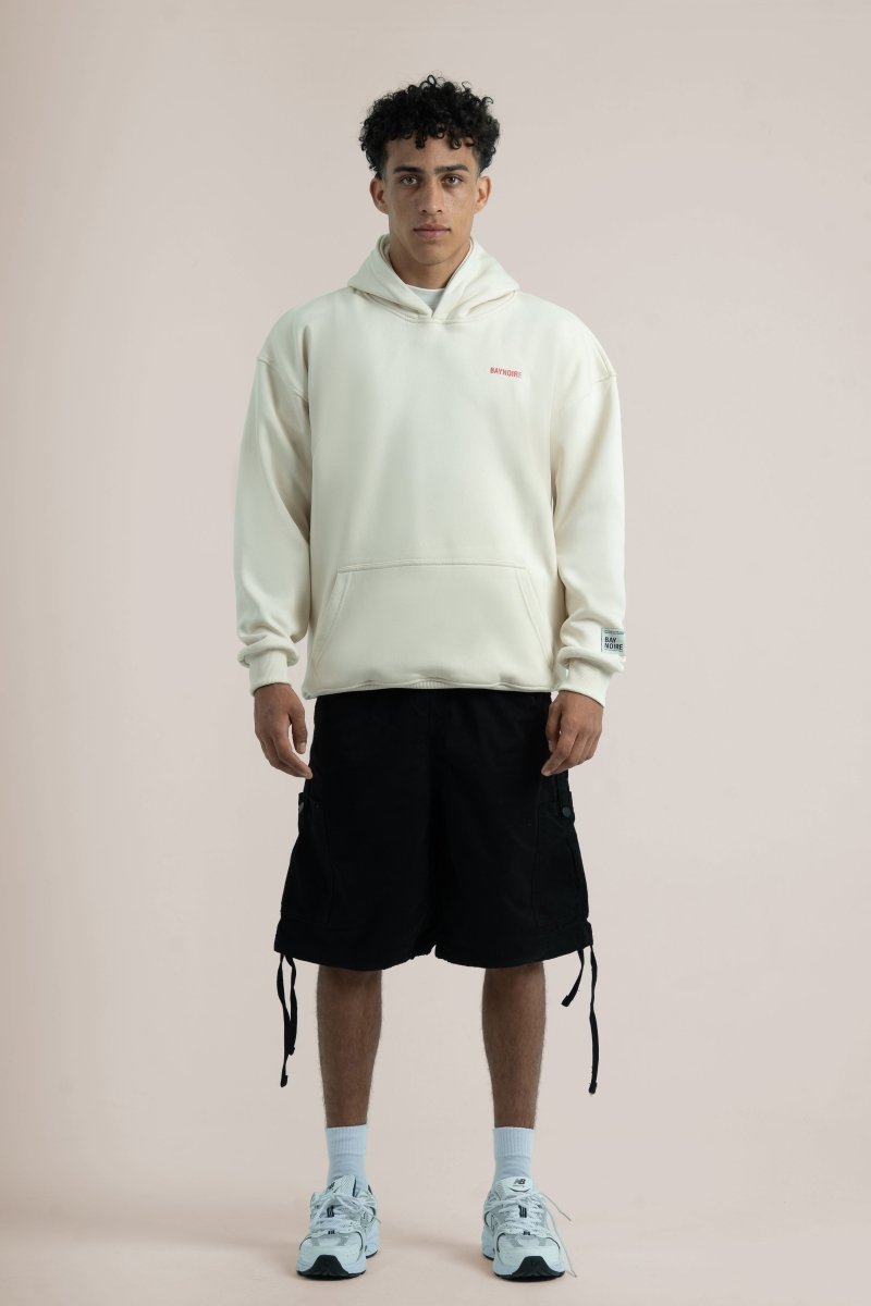 Cream Logo II PL Oversized Hoodie - Baynoire