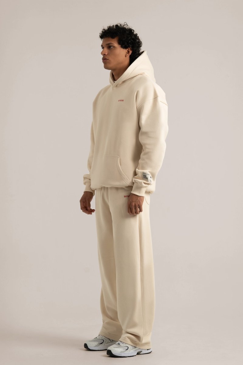 Cream Logo II PL Oversized Sweatpants - Baynoire