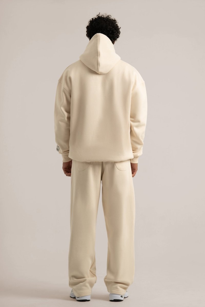 Cream Logo II PL Oversized Sweatpants - Baynoire