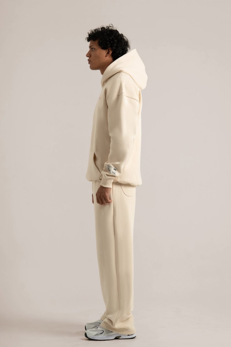 Cream Logo II PL Oversized Sweatpants - Baynoire