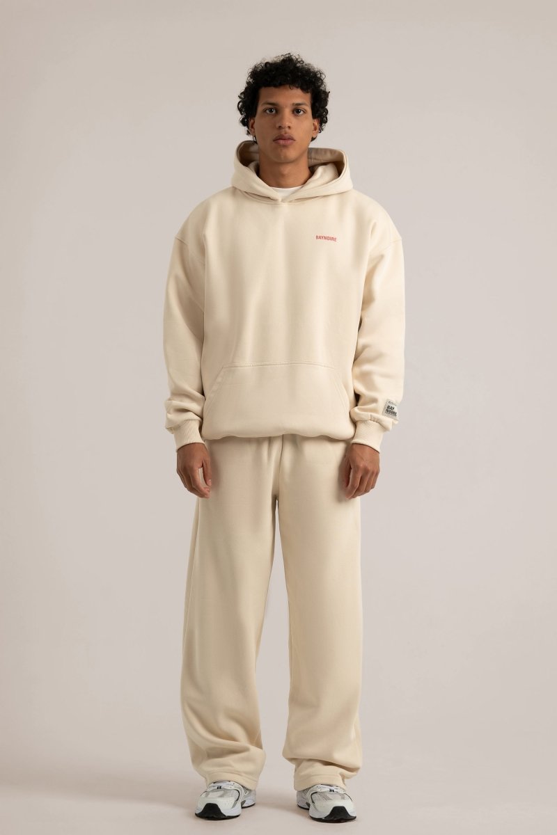 Cream Logo II PL Oversized Sweatpants - Baynoire