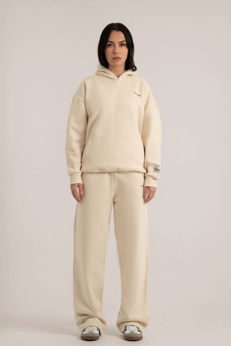 Cream Logo II PL Oversized Sweatpants - Baynoire