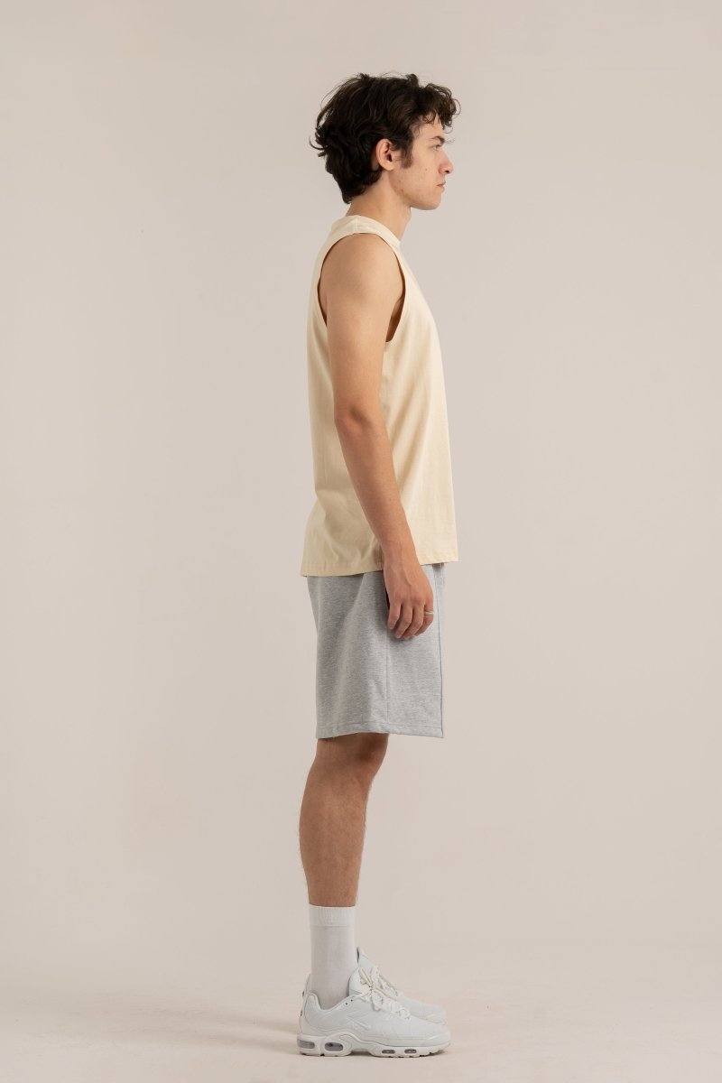 Cream Logo II PL Sleeveless T-shirt - Baynoire