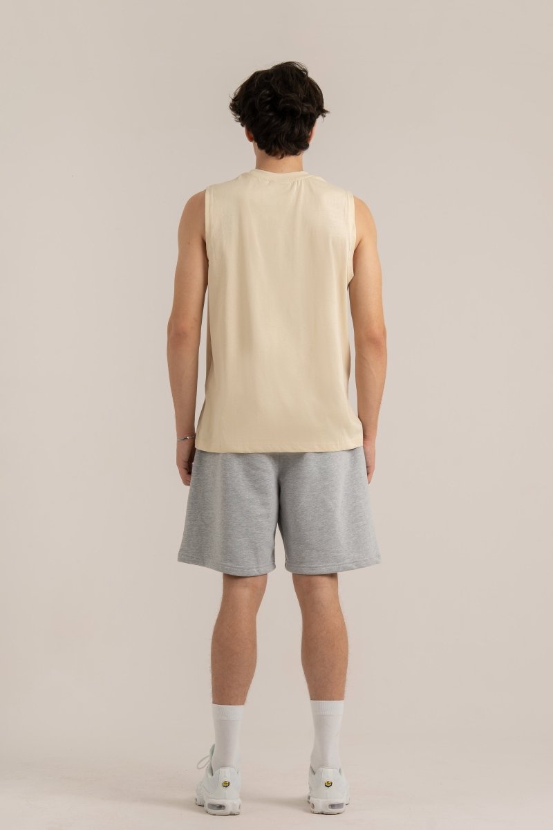 Cream Logo II PL Sleeveless T-shirt - Baynoire