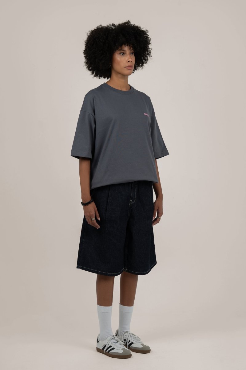 Dark Blue II Denim Shorts - Baynoire