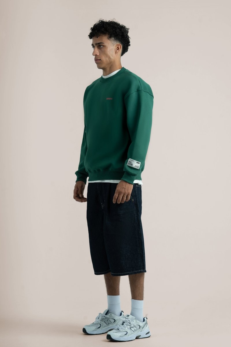 Forest Logo II PL Oversized Sweatshirt - Baynoire