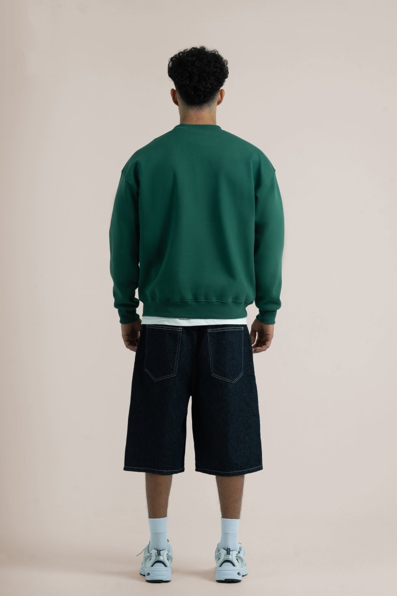 Forest Logo II PL Oversized Sweatshirt - Baynoire
