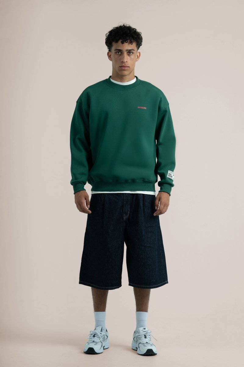 Forest Logo II PL Oversized Sweatshirt - Baynoire