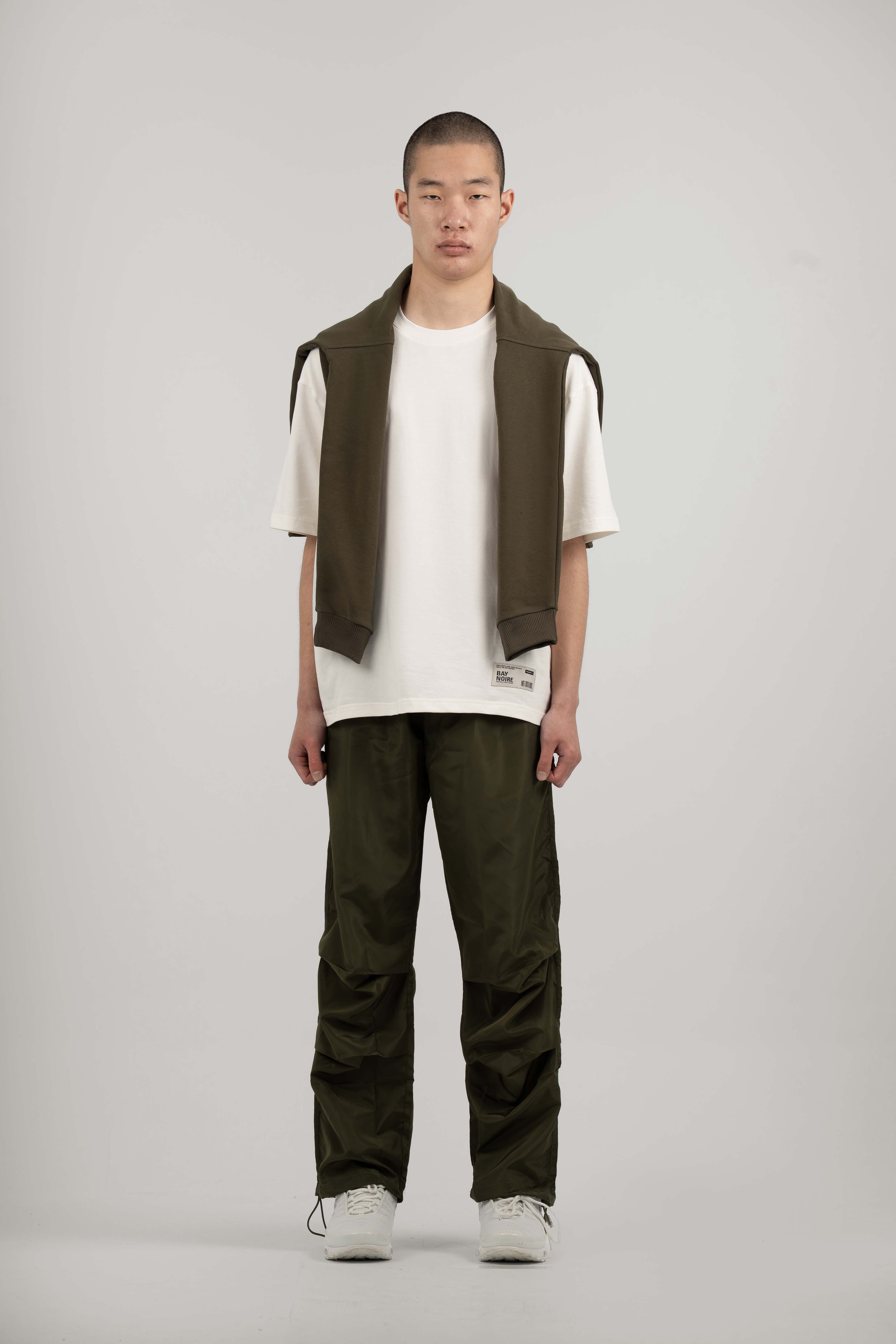 Olive Parachute Pants V2