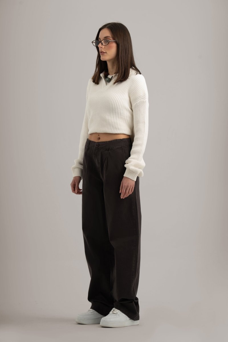 Grey Chino Pants - Baynoire