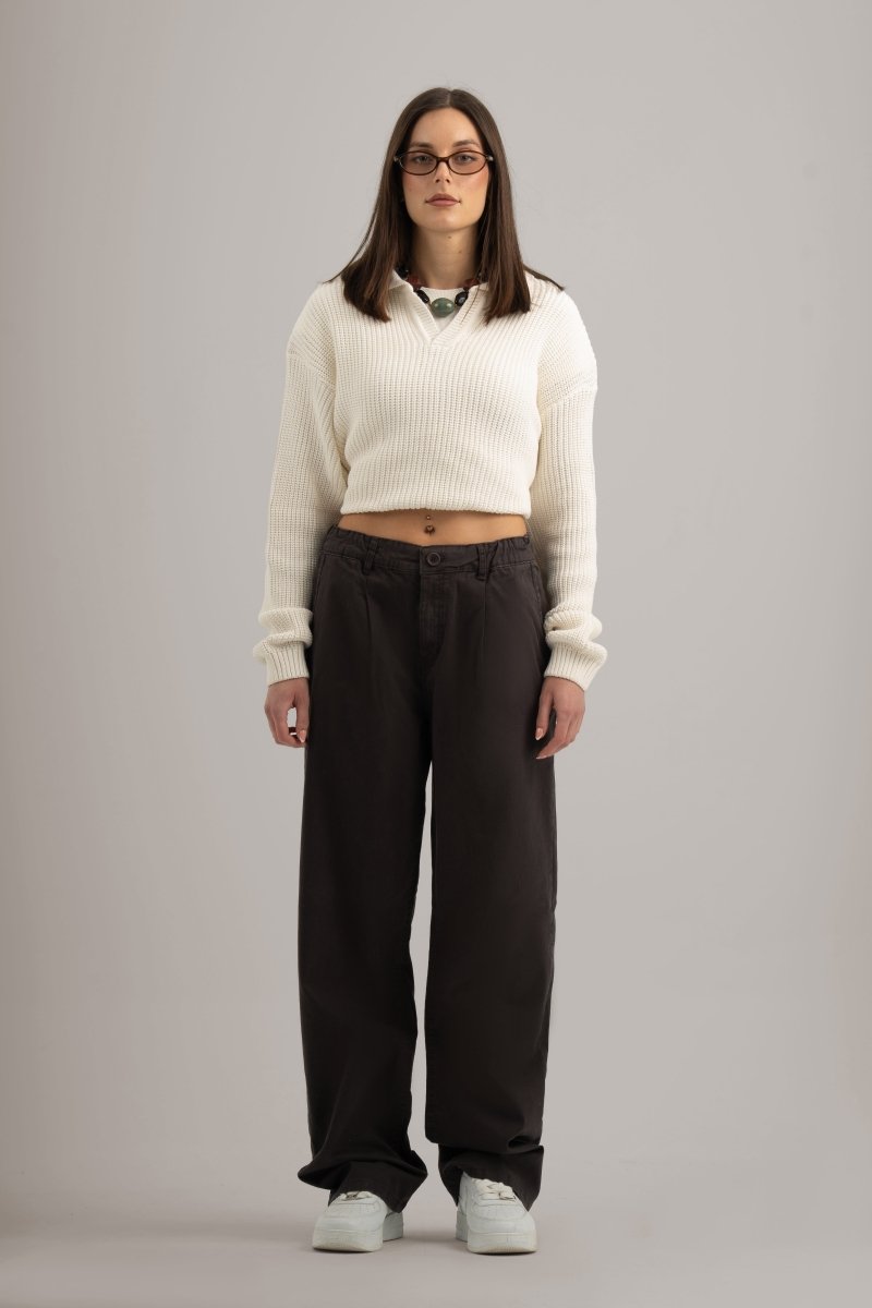 Grey Chino Pants - Baynoire