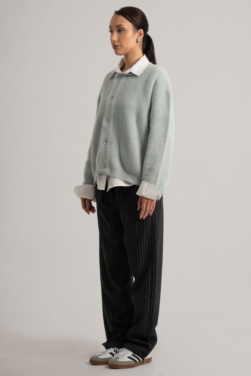 Grey Faux Fur II Jacket - Baynoire