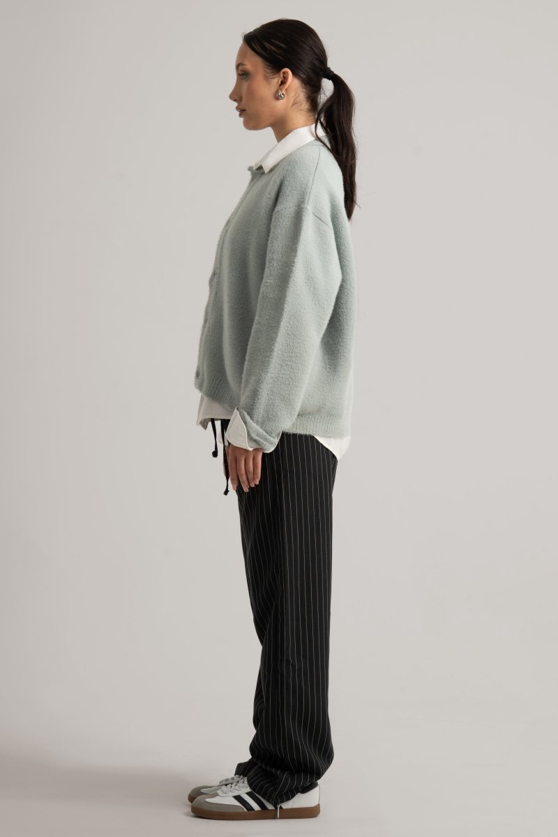 Grey Faux Fur II Jacket - Baynoire