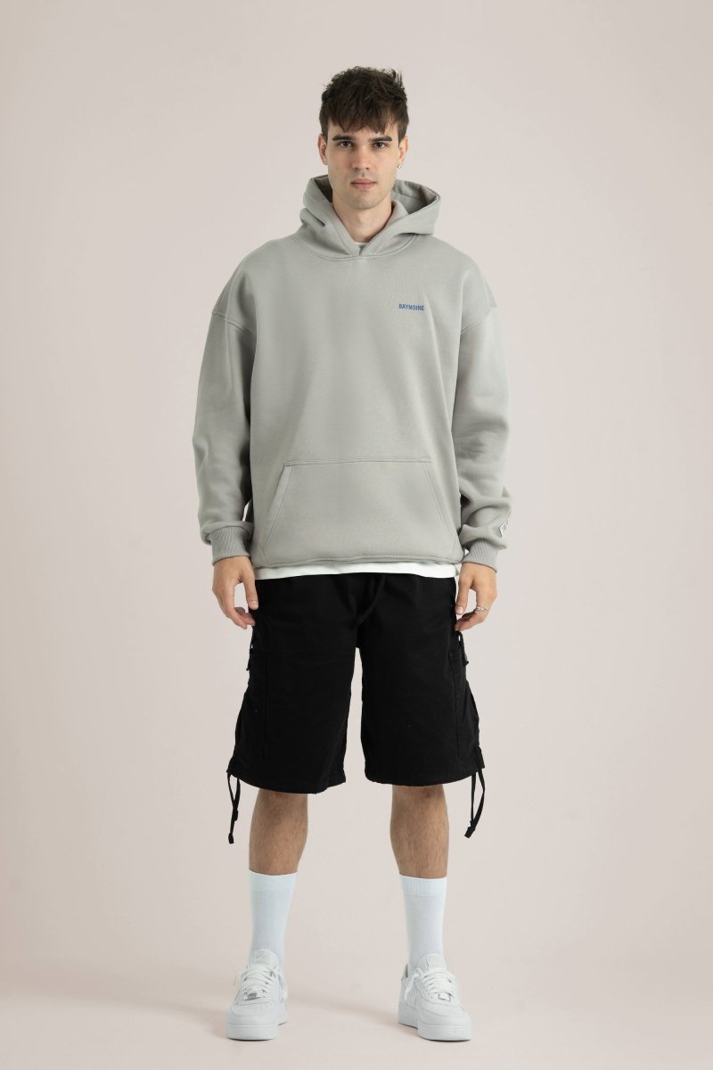 Iron Logo II PL Oversized Hoodie - Baynoire