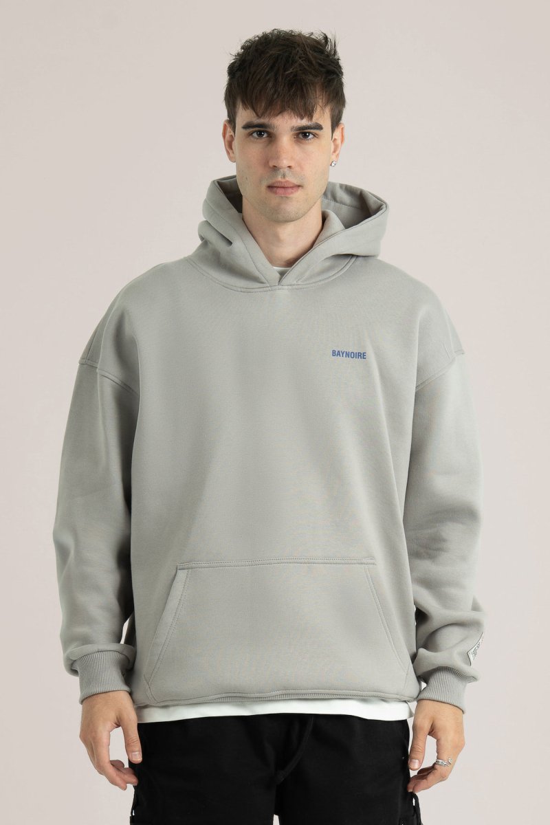 Iron Logo II PL Oversized Hoodie - Baynoire