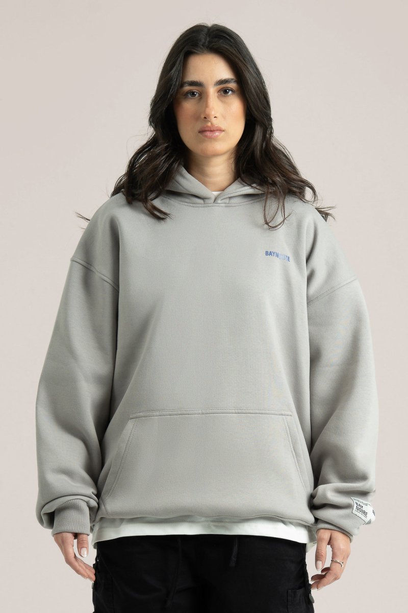 Iron Logo II PL Oversized Hoodie - Baynoire