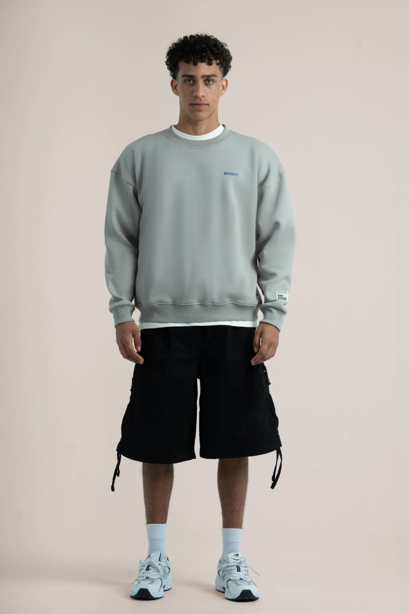 Iron Logo II PL Oversized Sweatshirt - Baynoire