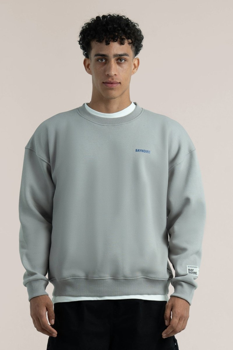 Iron Logo II PL Oversized Sweatshirt - Baynoire