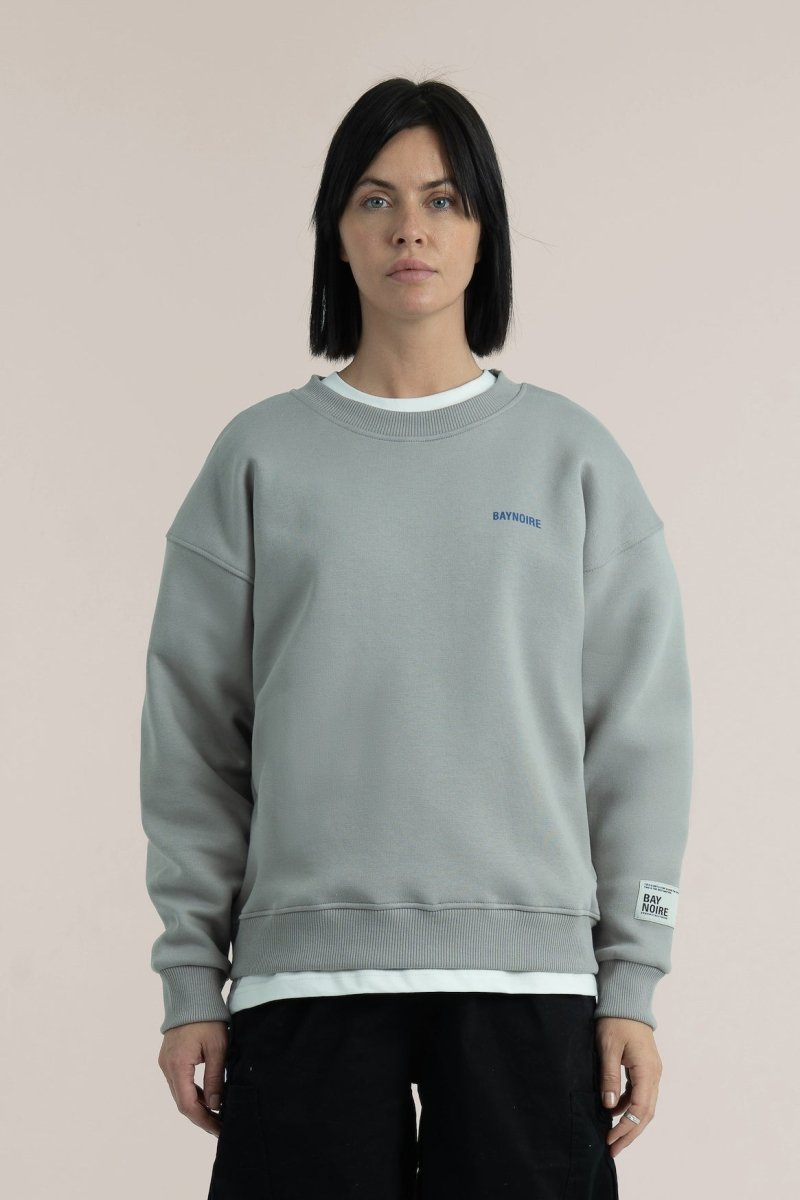 Iron Logo II PL Oversized Sweatshirt - Baynoire