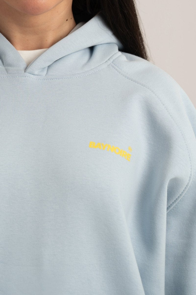 L Baby Blue Nothing Hoodie - Baynoire