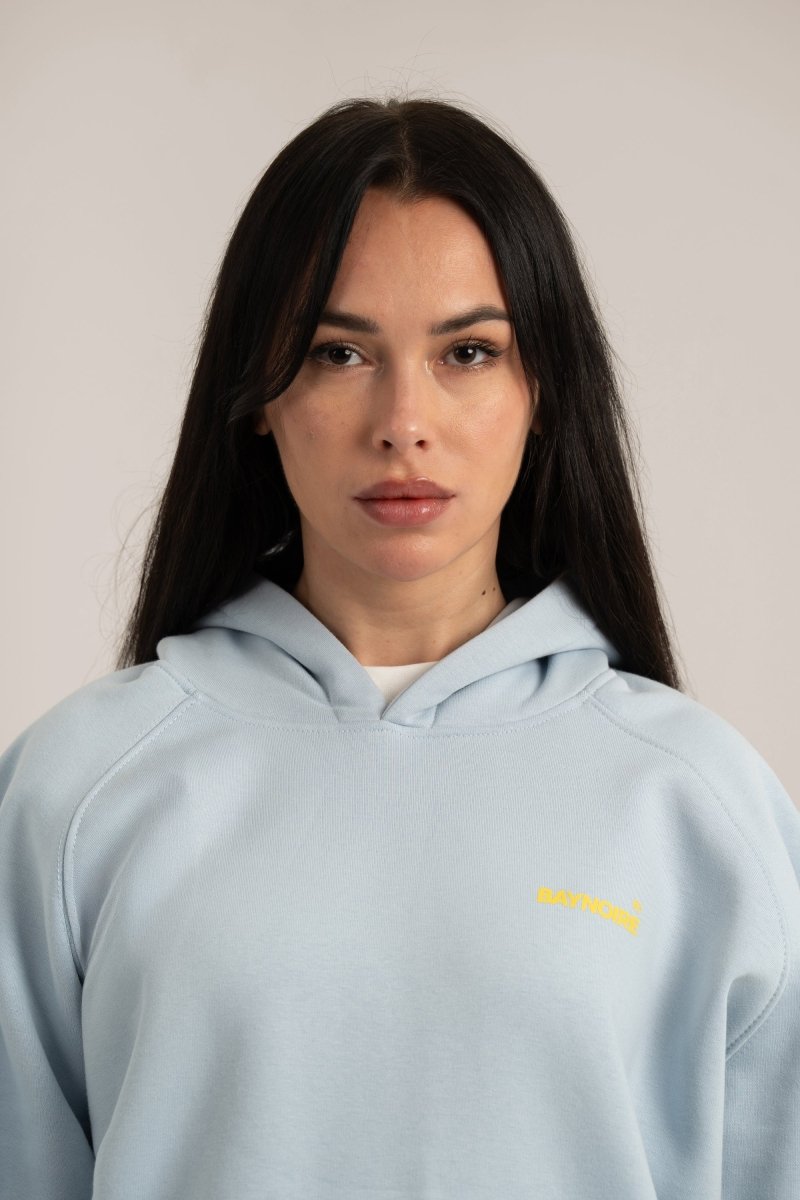 L Baby Blue Nothing Hoodie - Baynoire