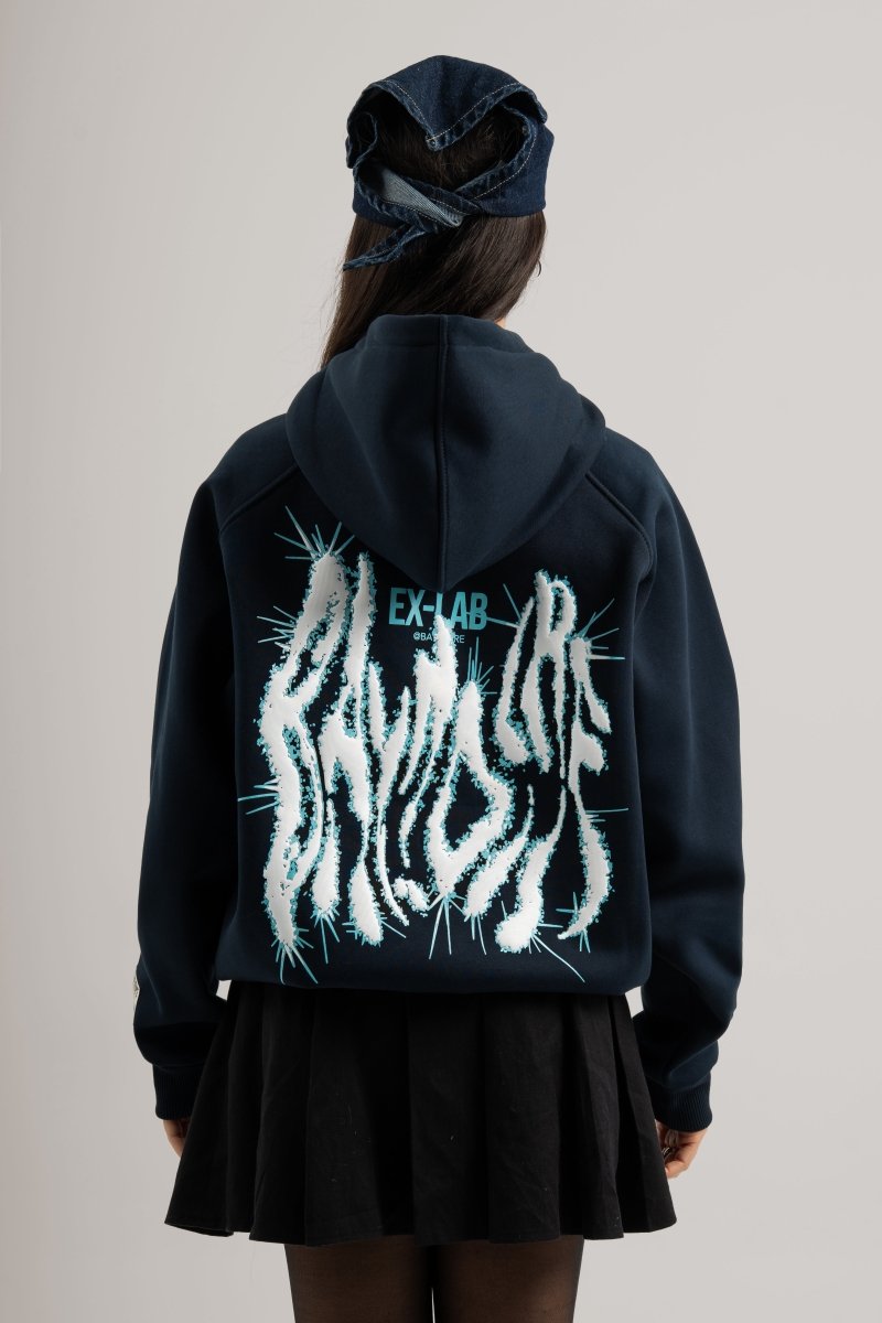 Navy EX 5.5 Hoodie - Baynoire