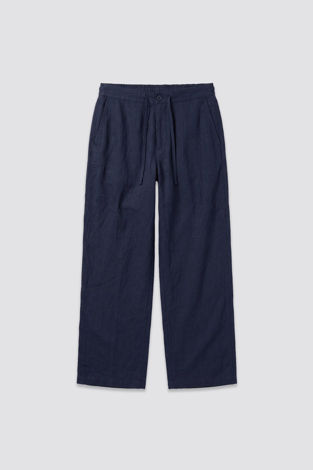 03C Relaxed C-Linen Navy Pants
